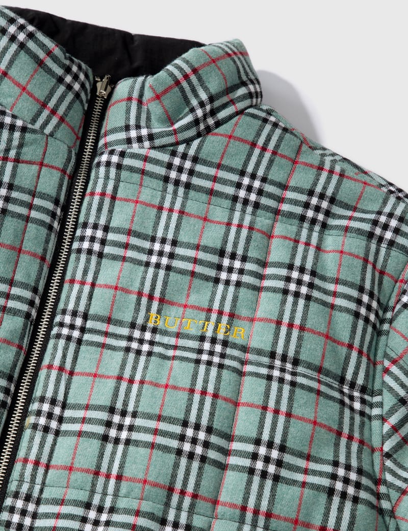 Butter Goods - Plaid Reversible Puffer Jacket | HBX