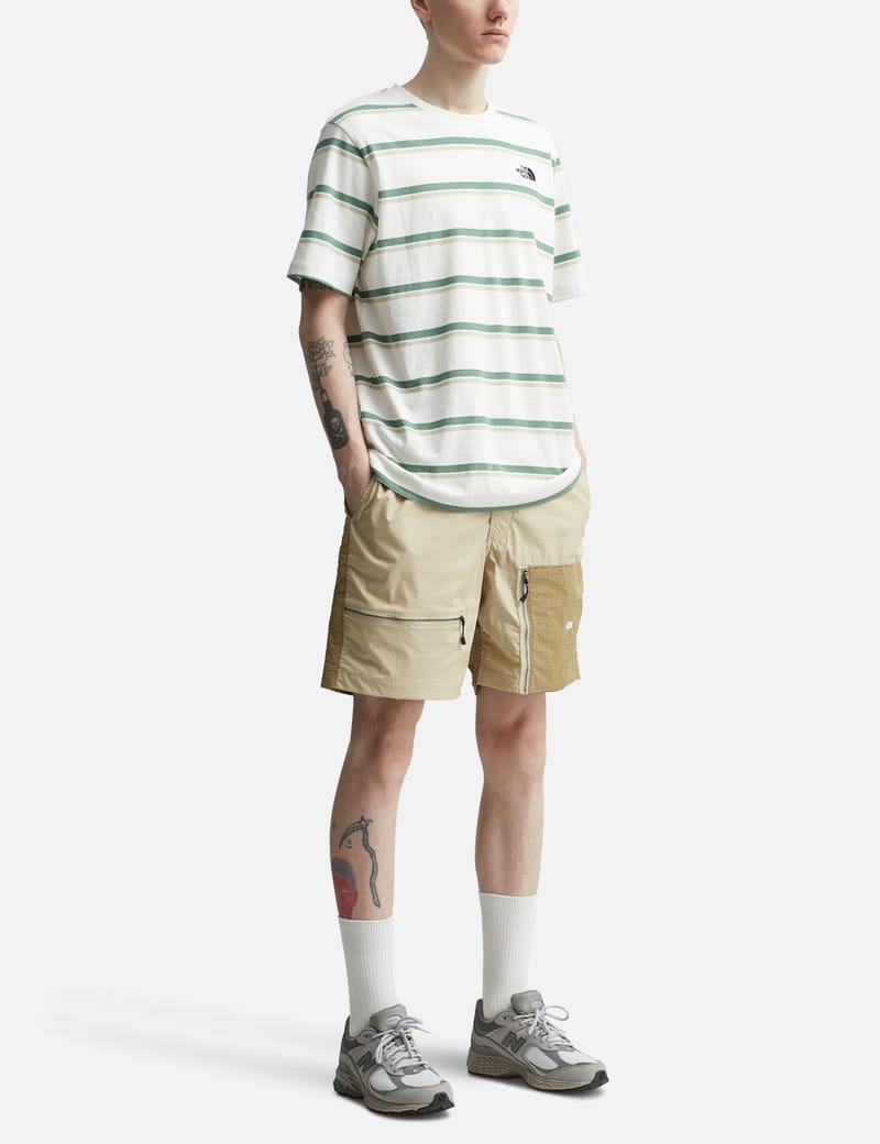 ★THE NORTH FACE★ Duro Stripe Short Sleeve T-shirtTOMATO NT The North Face - M Short Sleeve Stripe T-shirt | HBX