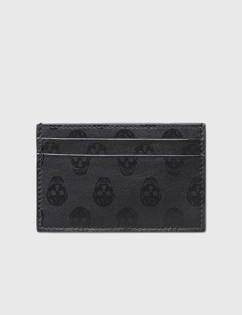 [Alexander McQueen] Skull Card Holder - Black ☆送料込☆ Men's Skull Magnetic Card Holder in Black | McQueen US