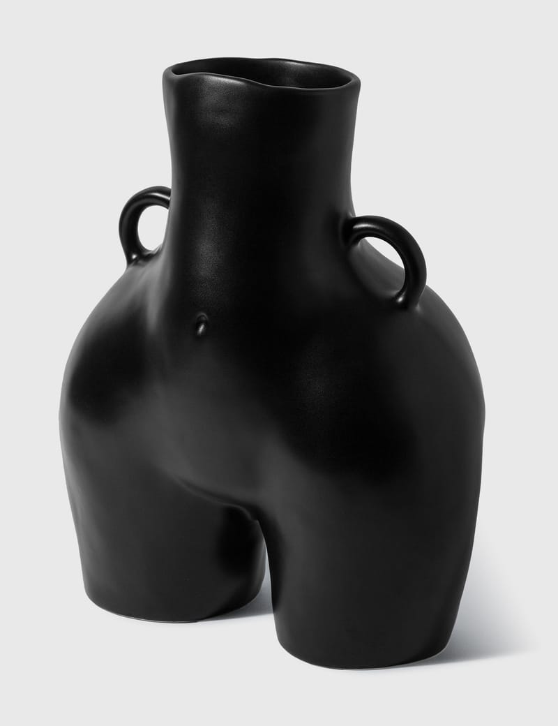 Anissa Kermiche - Love Handles Vase Black Matte | HBX