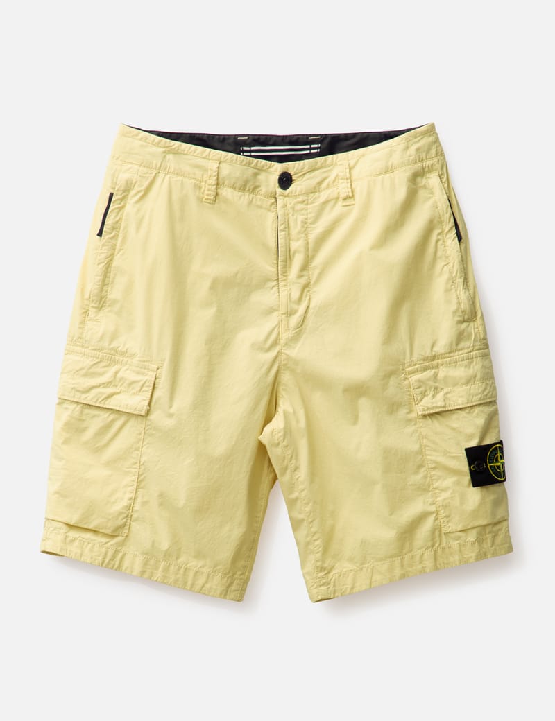 Stone Island - Regular Fit Cargo Bermuda Shorts | HBX