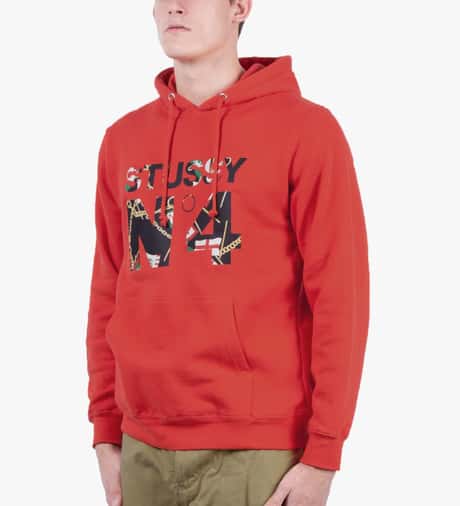 Stüssy - Brite Red Flags No.4 Hoodie | HBX - Globally