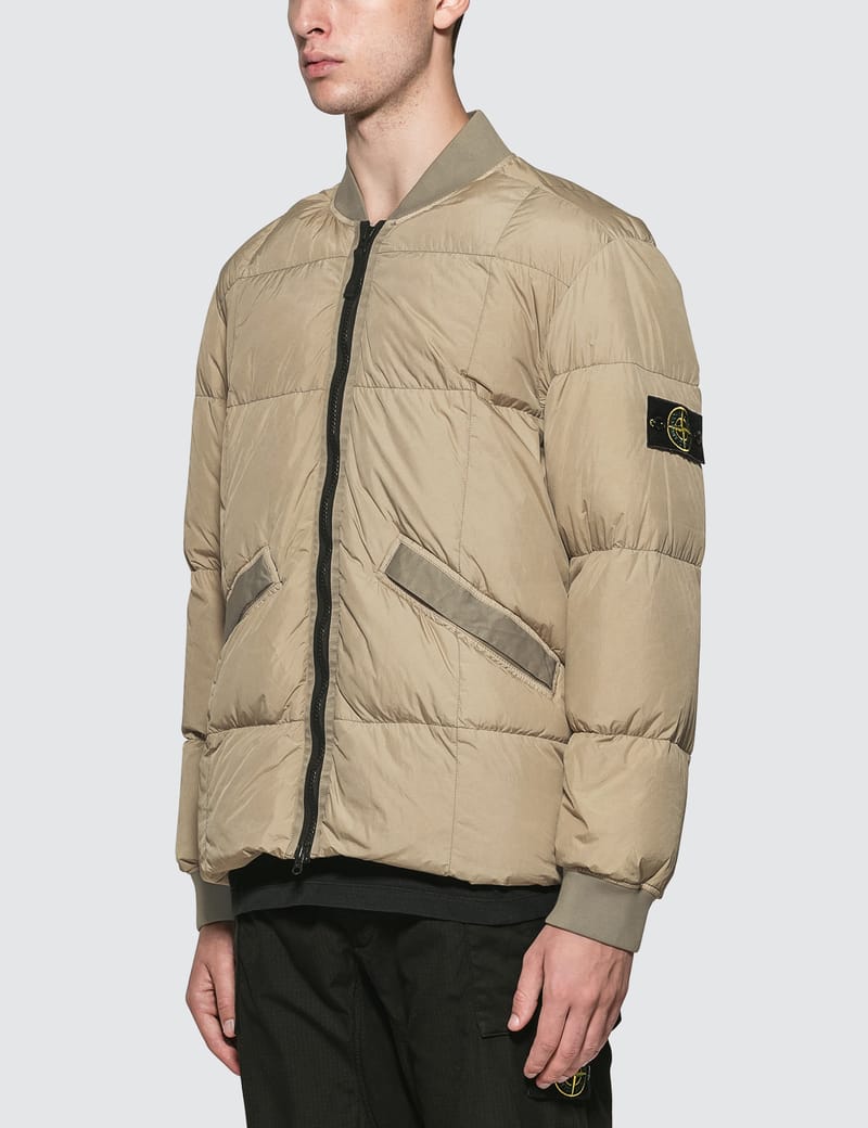 Crinkle rep down bomber hot sale jacket