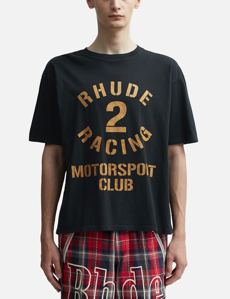 L Rhude selling Motorsport T-Shirt