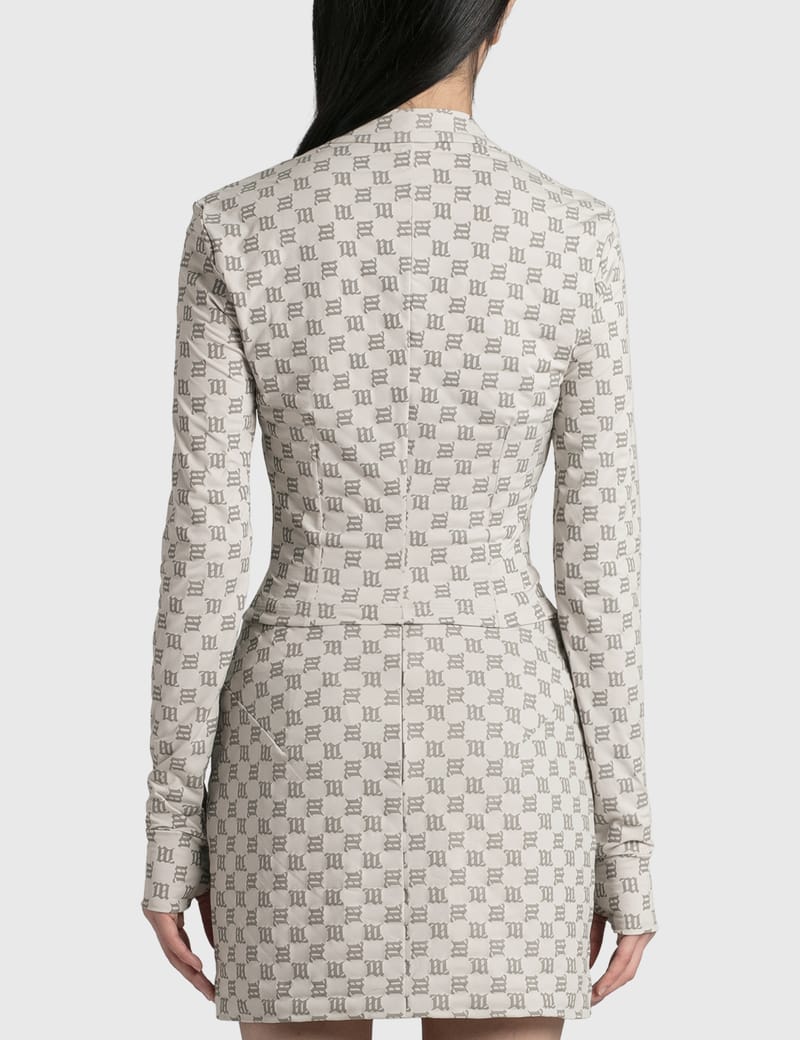 Misbhv - Lara Monogram Reflective Zip Top | HBX - Globally
