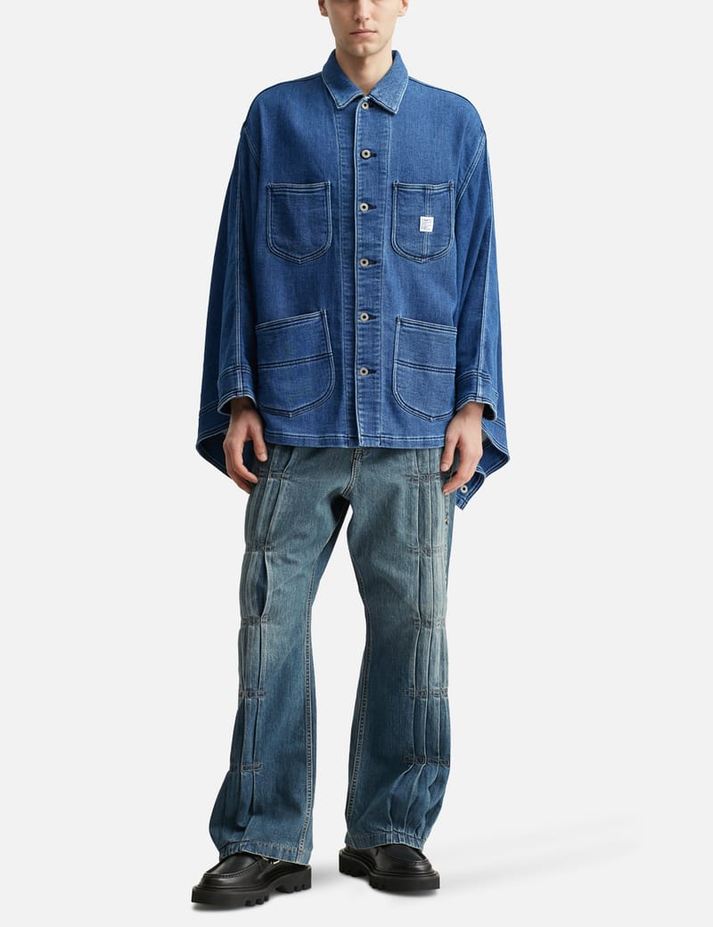 FDMTL Second Second Pants 3YR Wash - Vintage indigo, straight-leg