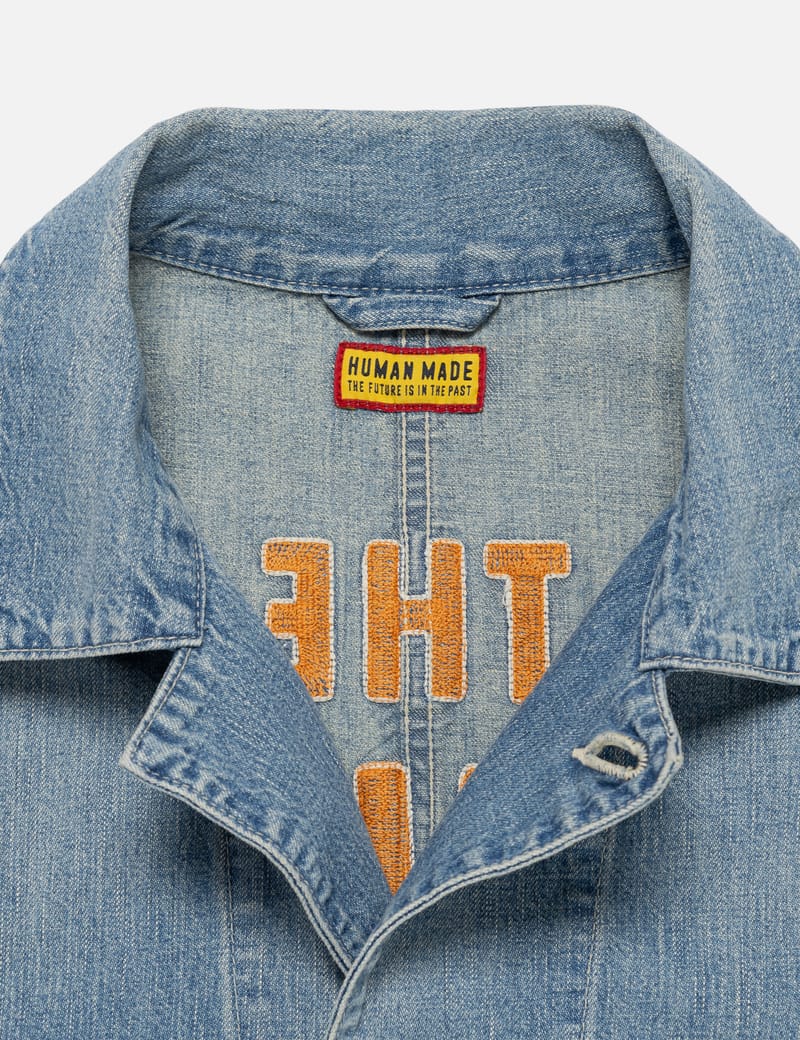 Human Made Denim Coverall Jacket - Lightweight indigo denim with