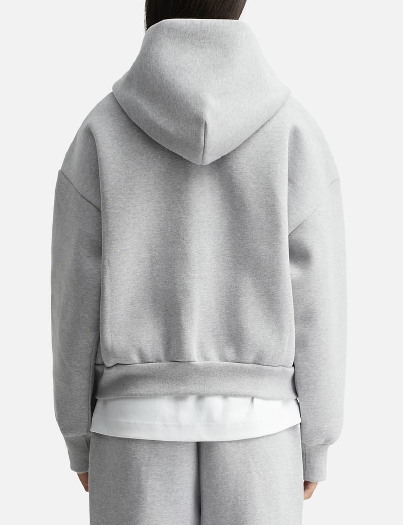 Seventh V2 Zipped Hoodie - 610GSM厚手コットン混紡の両開きジップ