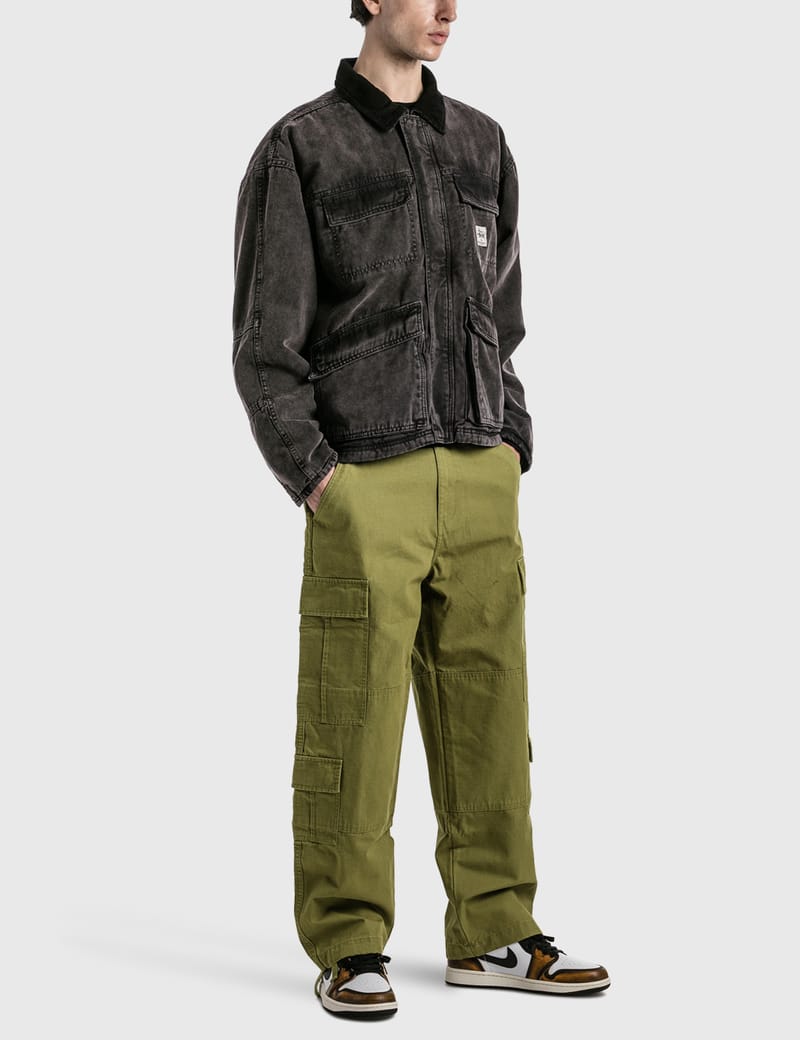 Stüssy - Washed Canvas Shop Jacket | HBX - Globally Curated Stüssy - Washed Canvas Shop Jacket | HBX - Globally Curated