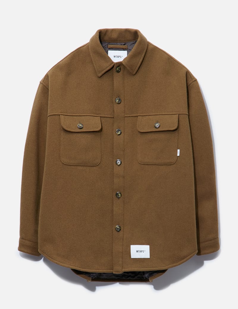 WTAPS - WTAPS QULITED WOOL SHIRT JACKET | HBX - Globally Curated