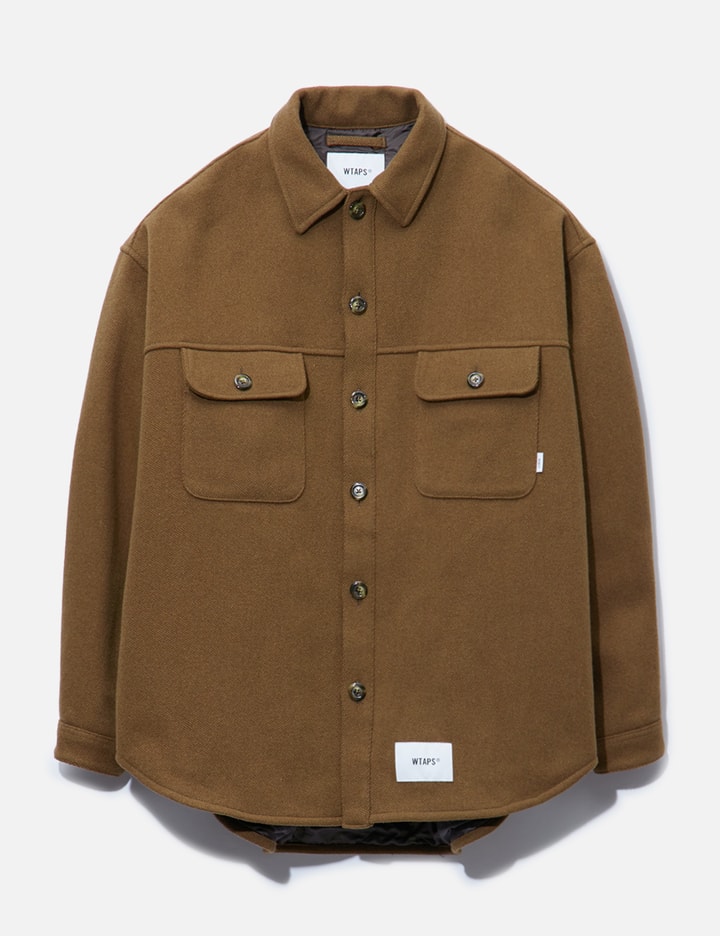 WTAPS - WTAPS QULITED WOOL SHIRT JACKET | HBX - Globally Curated ...
