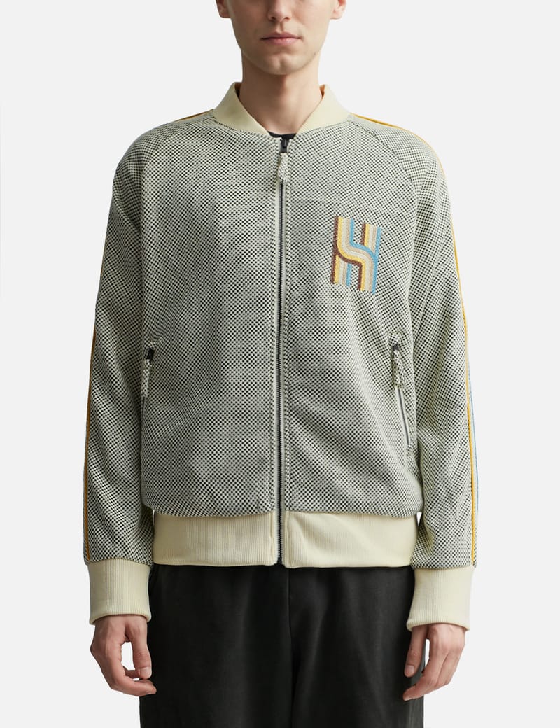 HONOR THE GIFT - NOVELTY KNIT TRACK JACKET | HBX - Globally HONOR THE GIFT - NOVELTY KNIT TRACK JACKET | HBX - Globally