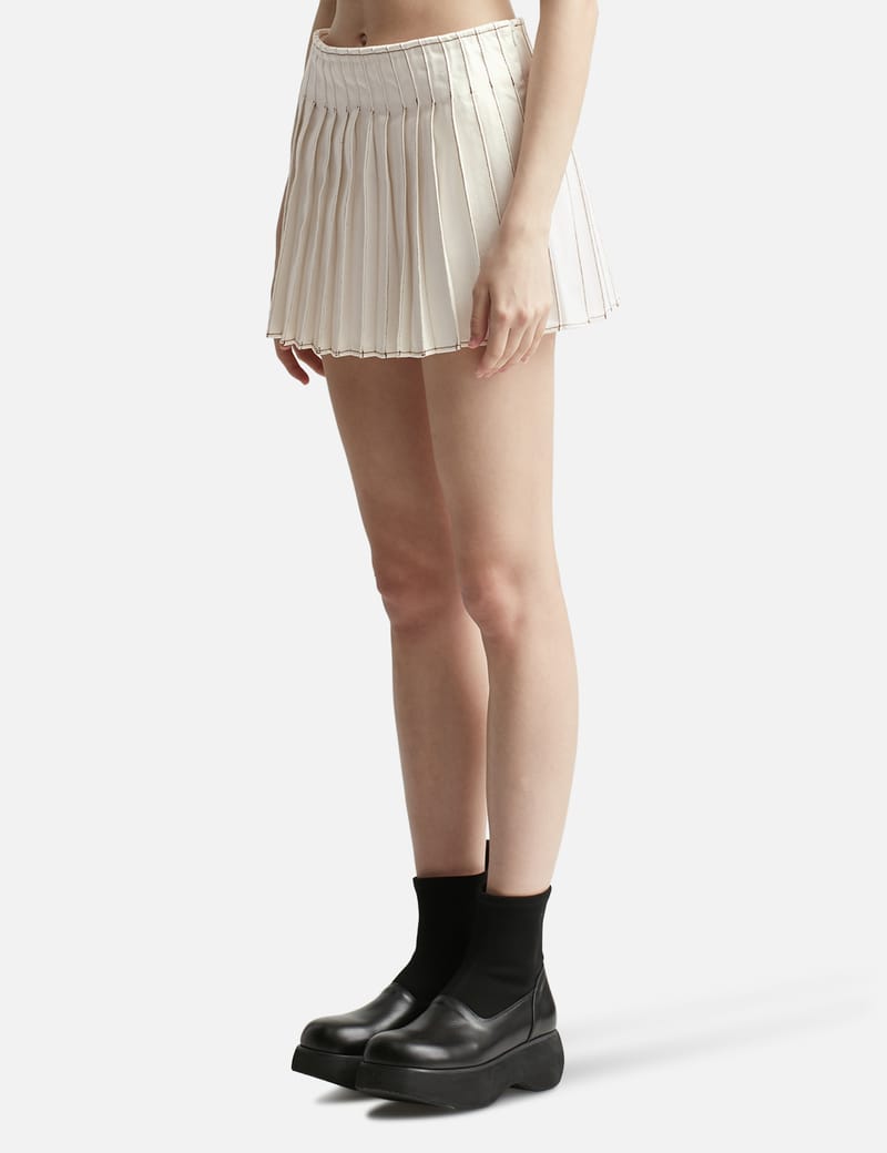 Ami - PLEATED SKIRT | HBX - Globally Curated Fashion and Lifestyle