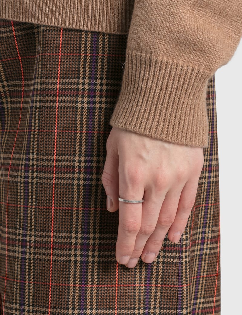 Maison Margiela - Logo Slim Ring | HBX - Globally Curated Fashion