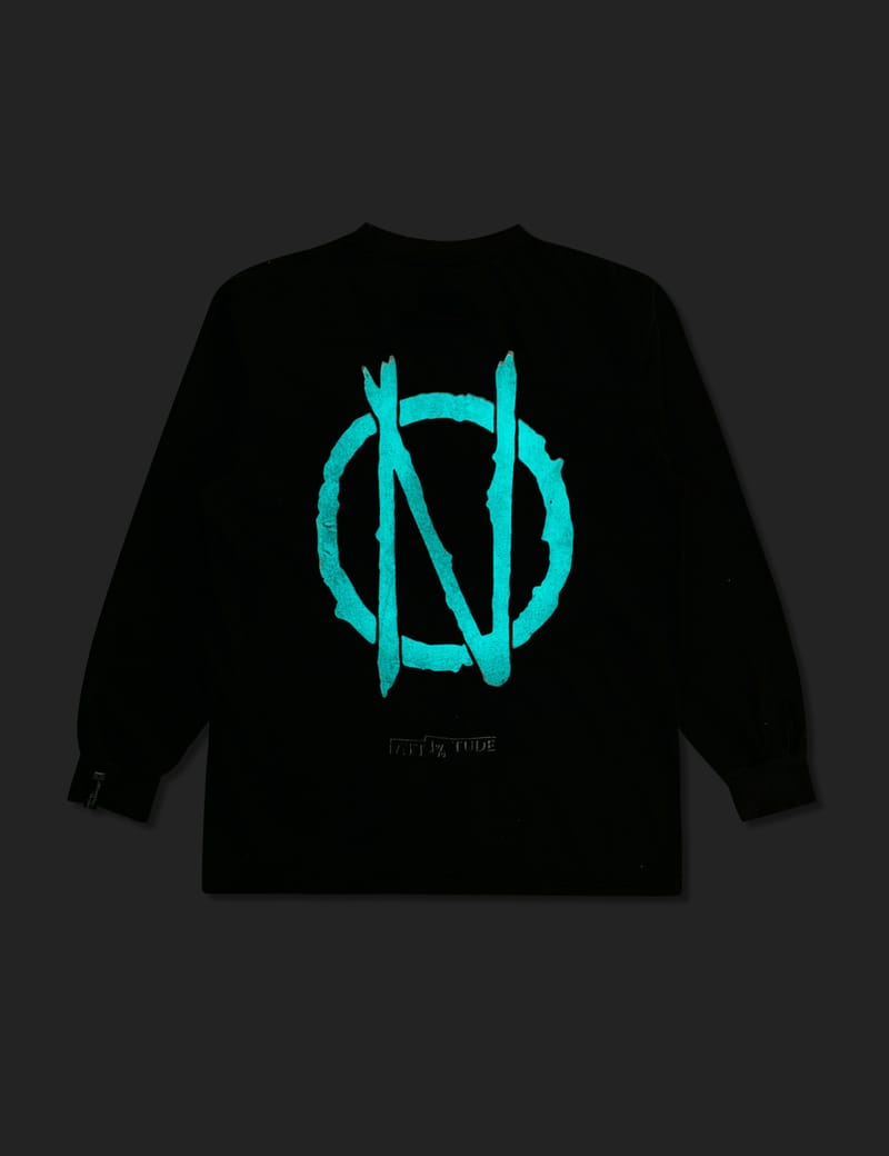 【KNOW WAVE】 NO SOAP RADIO SQUARE ART LONG-SLEEVE / Black Radiology Life Unisex Two-Sided Long-Sleeve T-Shirt