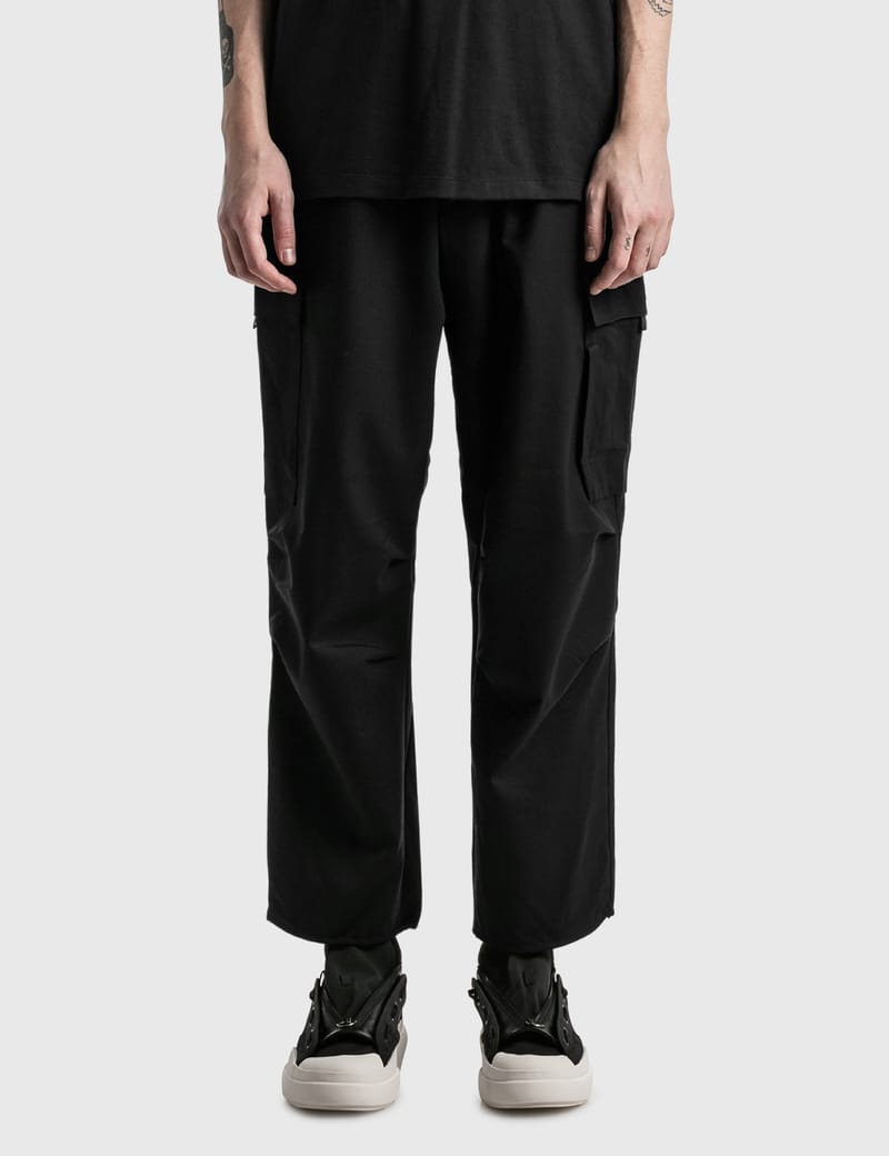 Y-3 - Classic Refined Wool Stretch Cargo Pants | HBX - Globally 