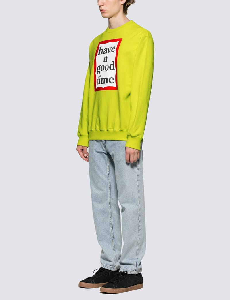 【HAVE A GOOD TIME 】Amoeba Frame Crewneck HAVE A GOOD TIME 】Amoeba Frame Crewneck (have a good time