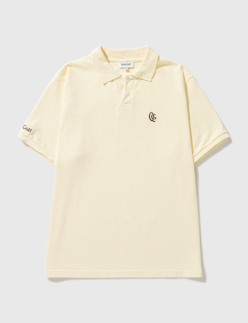 QUIET GOLF - Monogram Polo | HBX - Globally Curated Fashion