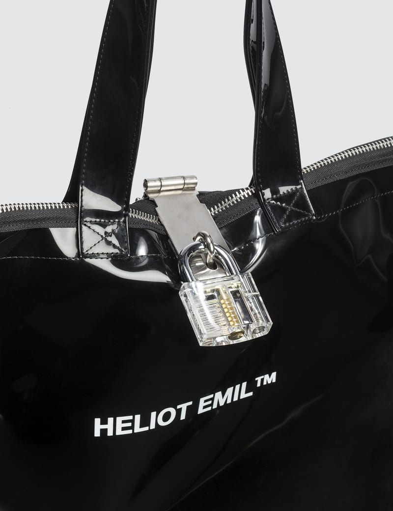 HELIOT EMIL クリアトートバッグ　ビニール　バック Heliot Emil - Vinyl Tote Bag | HBX