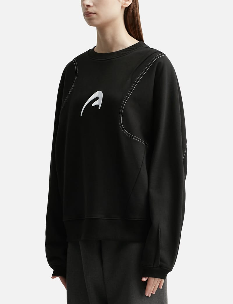 Ader Error - PEAK LOGO SWEATSHIRT | HBX - Globally Curated