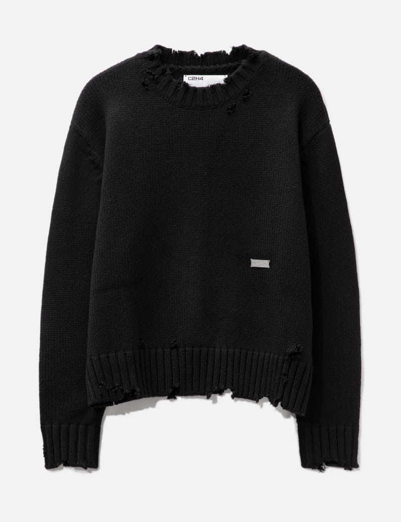 C2H4 - 002 - Arc Sculpture Knit Sweater | HBX - Globally Curated