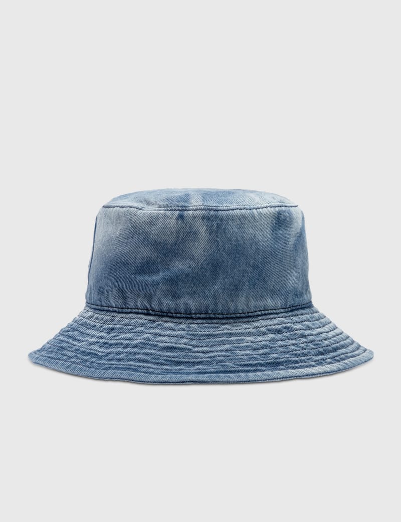 MM6 Maison Margiela - 6 Logo Denim Bucket Hat | HBX - Globally