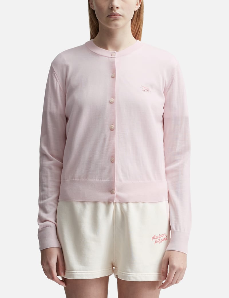 Maison Kitsuné - Baby Fox Patch Regular Cardigan | HBX