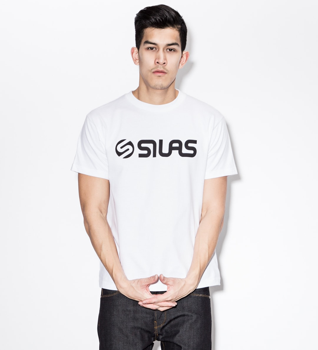 SILAS - White Old Logo S/S T-Shirt | HBX - Globally Curated Fashion and ...