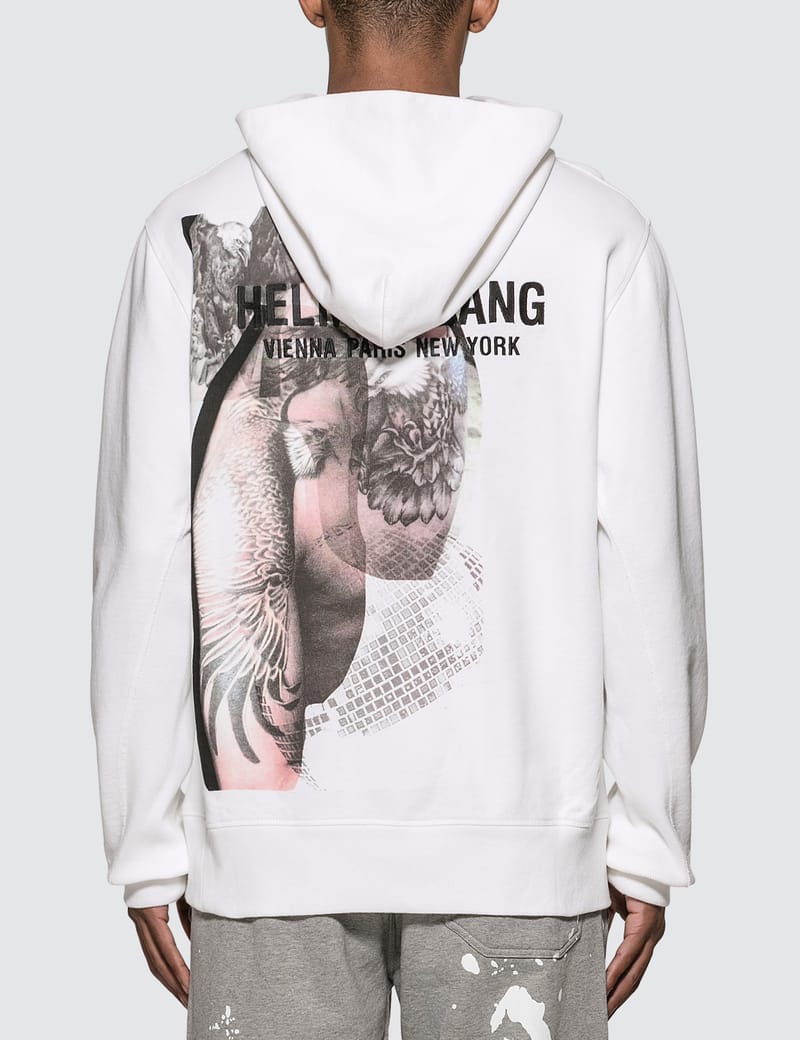 Helmut Lang Eagle Popover Hoodie HBX Globally Curated