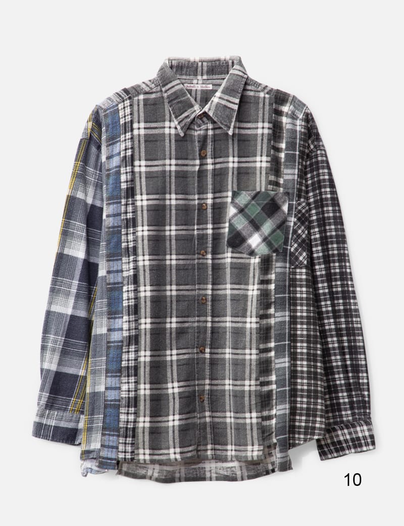 Needles - 7 Cuts Wide Flannel Shirt | HBX