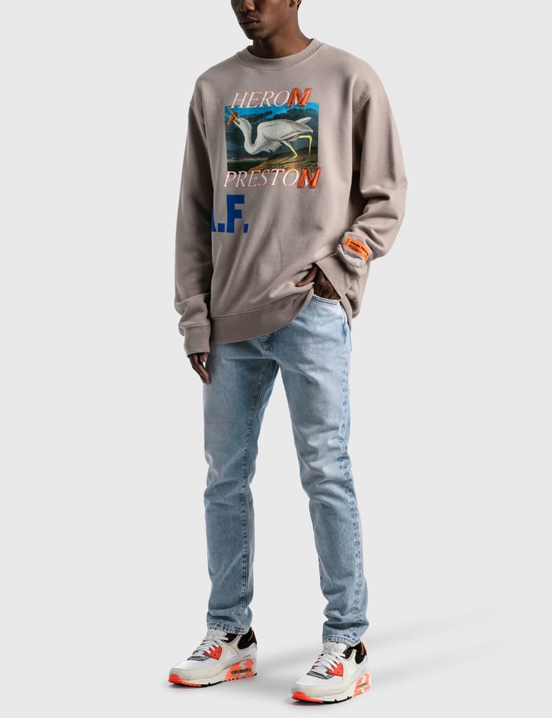 HERON PRESTON® - Heron A.F. Crewneck | HBX - Globally Curated