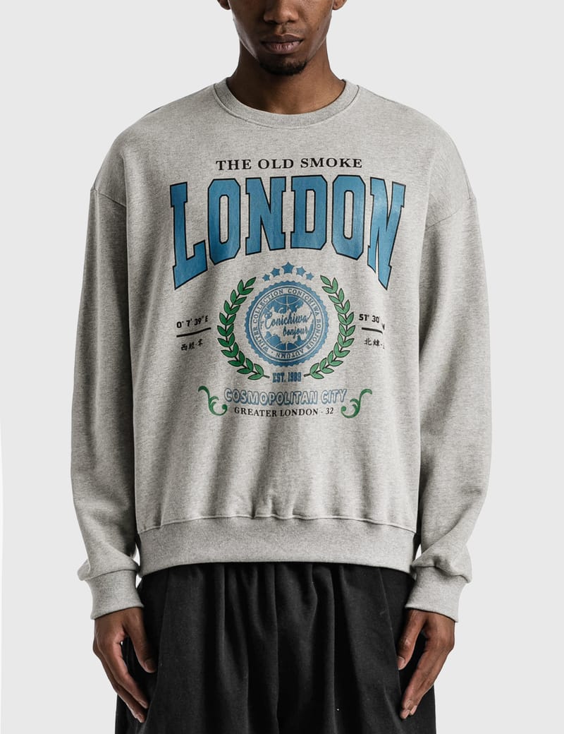 Conichiwa Bonjour - World Wide Sweatshirt | HBX - Globally