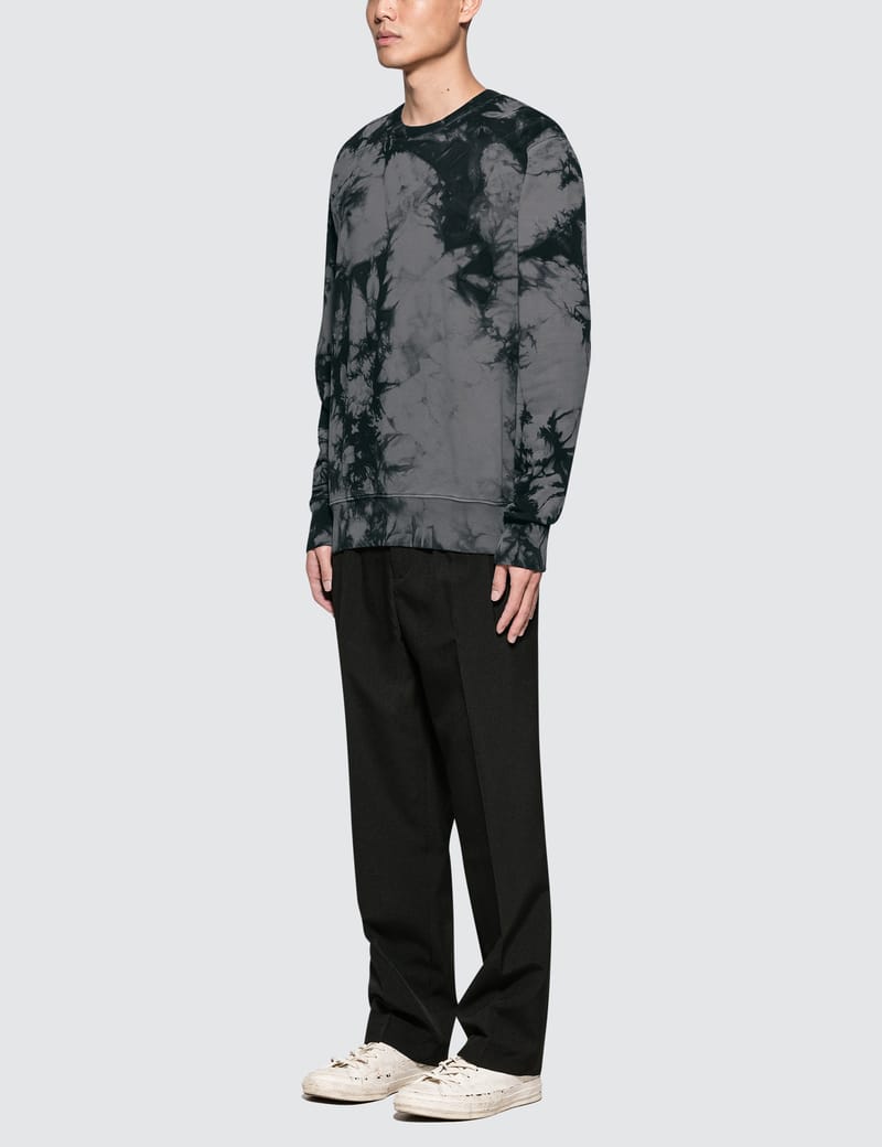 Helmut Lang - Tie Dye Logo Sweatshirt | HBX - Globally Curated