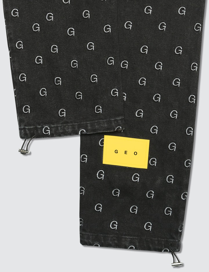 GEO - Monogram Denim Pants | HBX