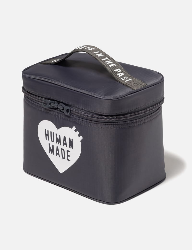 Human Made Vanity Pouch - グレーのコンパクトポーチ。内メッシュ