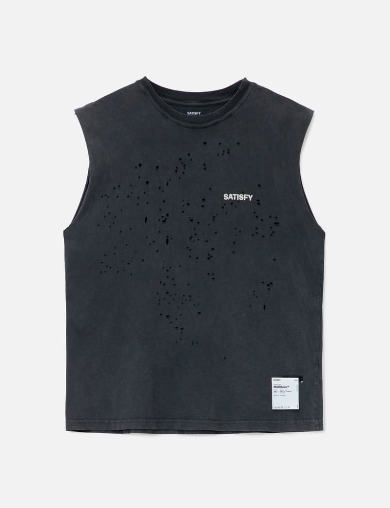 【SATISFY】MothTech 黒 サイケディック ロゴ Tシャツ 関送込 MothTech™ T-Shirt – SATISFY