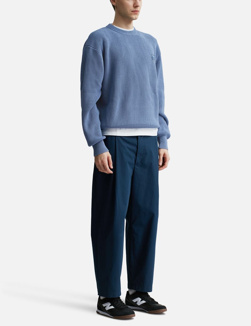 Maison Kitsuné - Bold Fox Head Patch Comfort Ribbed Sweater