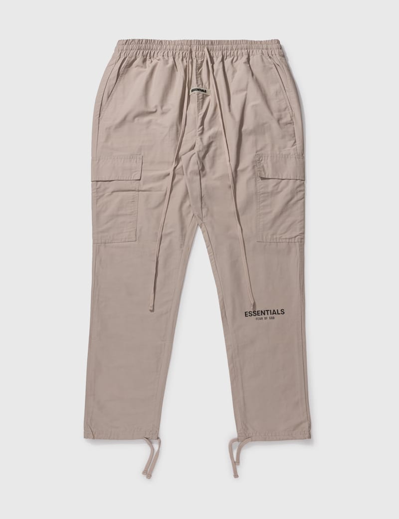 FEAR OF GOD ESSENTIALS DRAWSTRING CARGO PANTS | HBX