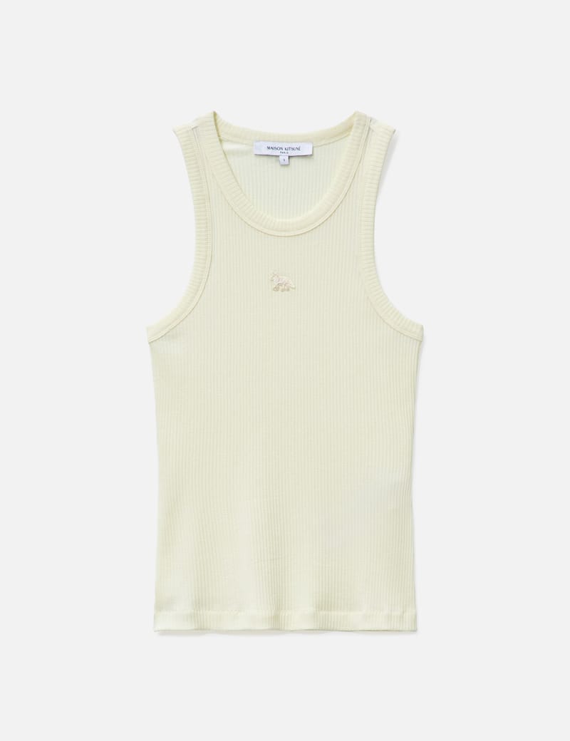 Maison Kitsuné - Baby Fox Ribbed Tank Top | HBX