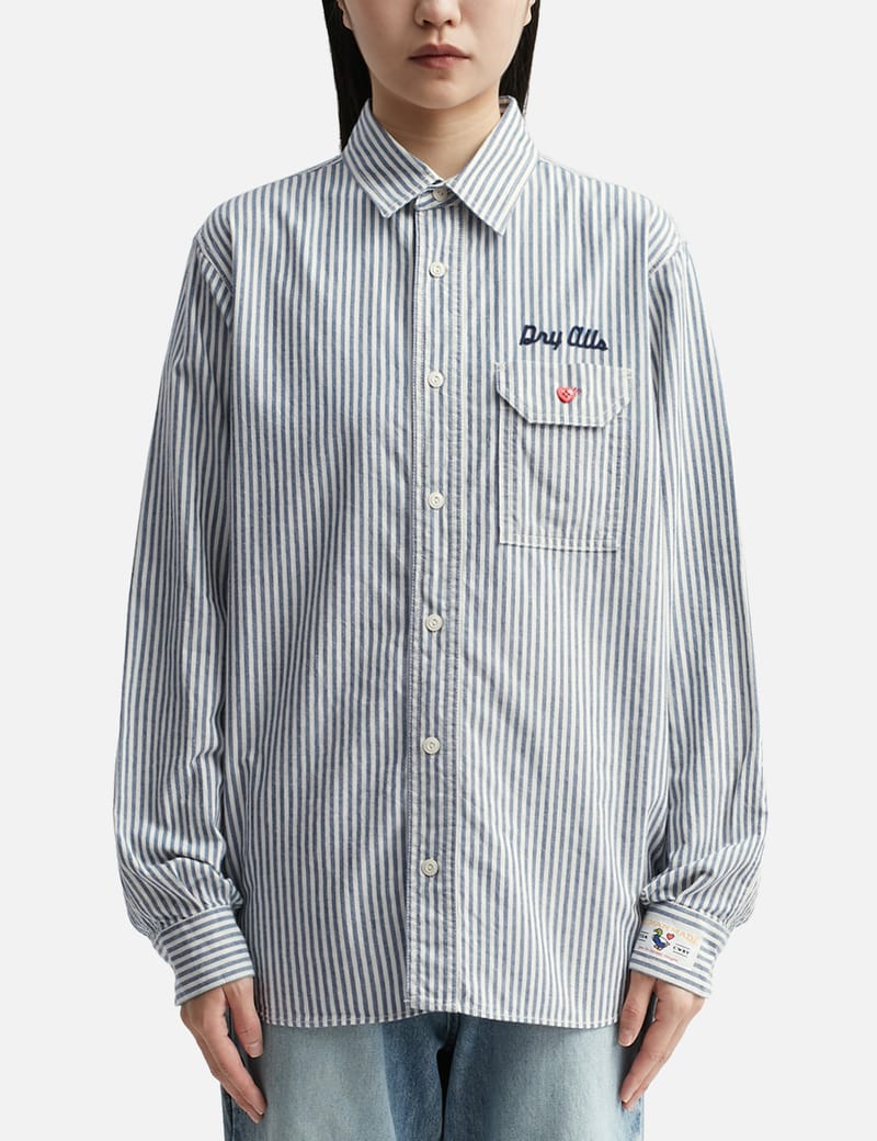 Human Made Striped Work Shirt L ワークシャツup致しました