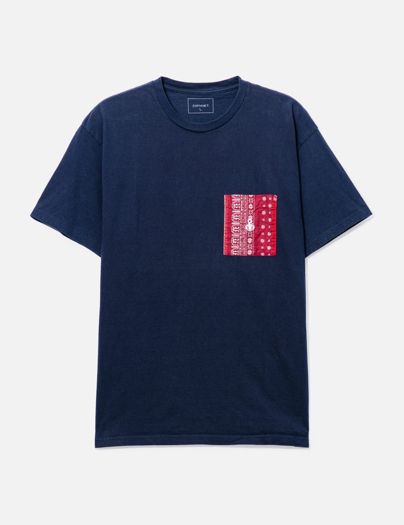 Sophnet Chest Pocket T-shirt In Navy | ModeSens