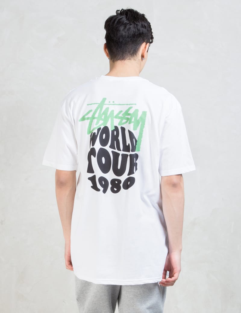 ★送料・関税込★STUSSY★World Tour T-Shirt White 2024★ ☆関税込☆STUSSY☆Stussy World Tour T-Shirt☆Tシャツ☆白