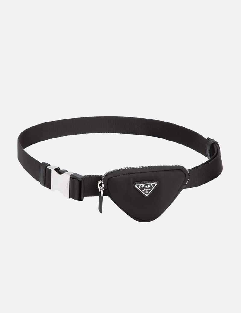 PRADAプラダ ロゴポーチ付き メンズ ベルトPR2CN074 新品 タグあり PRADA プラダ ロゴポーチ付き GIベルト ブランド メンズ ベルト