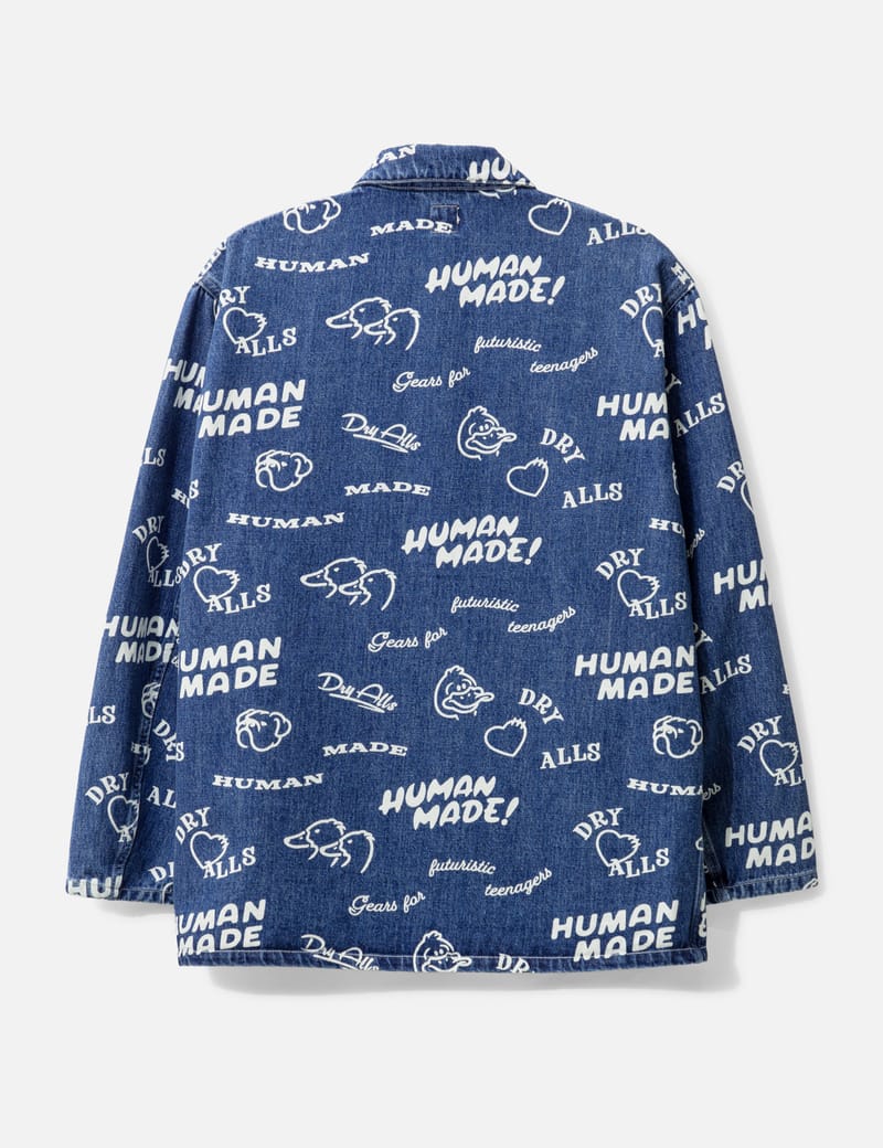 Human Made - Printed Denim Coverall Jacket | HBX - Globally