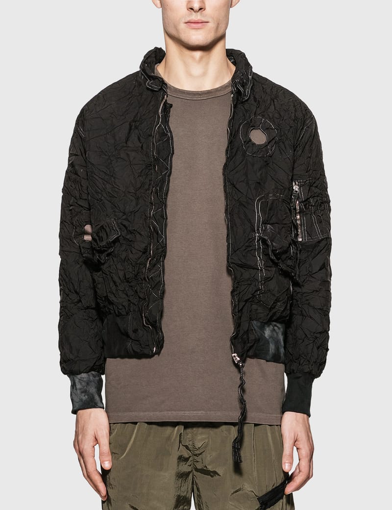 ANDI BAGUS☆Cargo Bomber Jacket ニット クロップド ジャケット Men Spring And Autumn Jacket Coat Multi-Pockets Casual Cargo