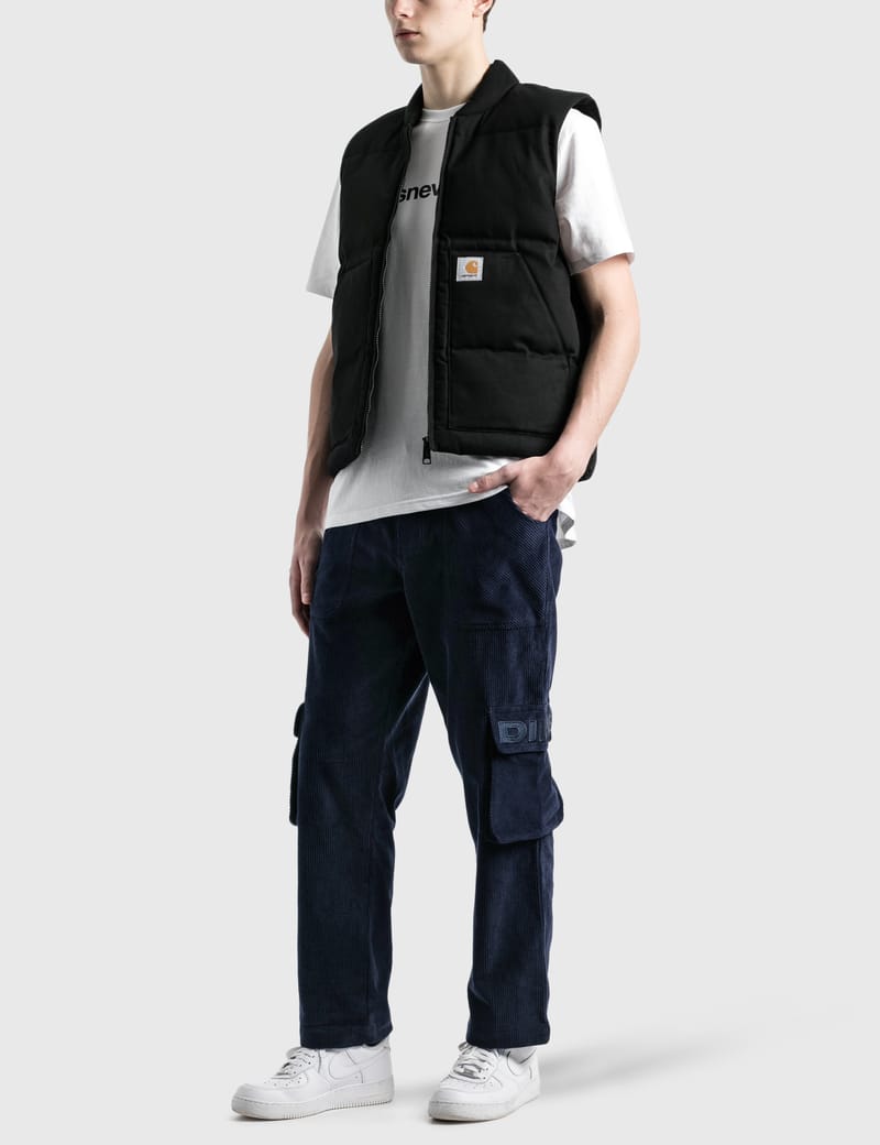 Carhartt WORK IN PROGRESS ベスト ブラック Carhartt WIP カーハート メンズ チョアべスト ブラック ワン