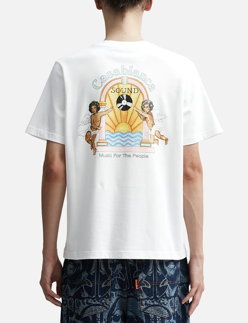 存在感絶大【Casablanca】ネイチャーズティーチャー Tシャツ Casablanca - Studio De Musique T-shirt | HBX - Globally