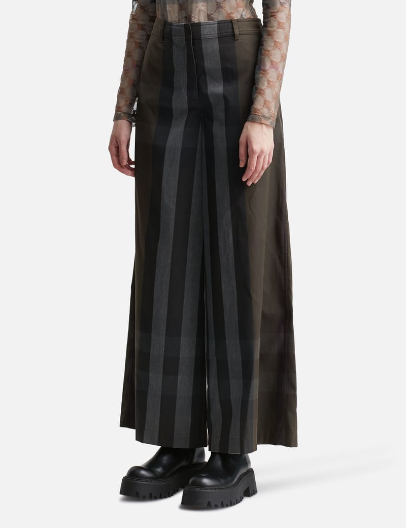 Burberry - CHECKERD TROUSERS | HBX - Globally Curated