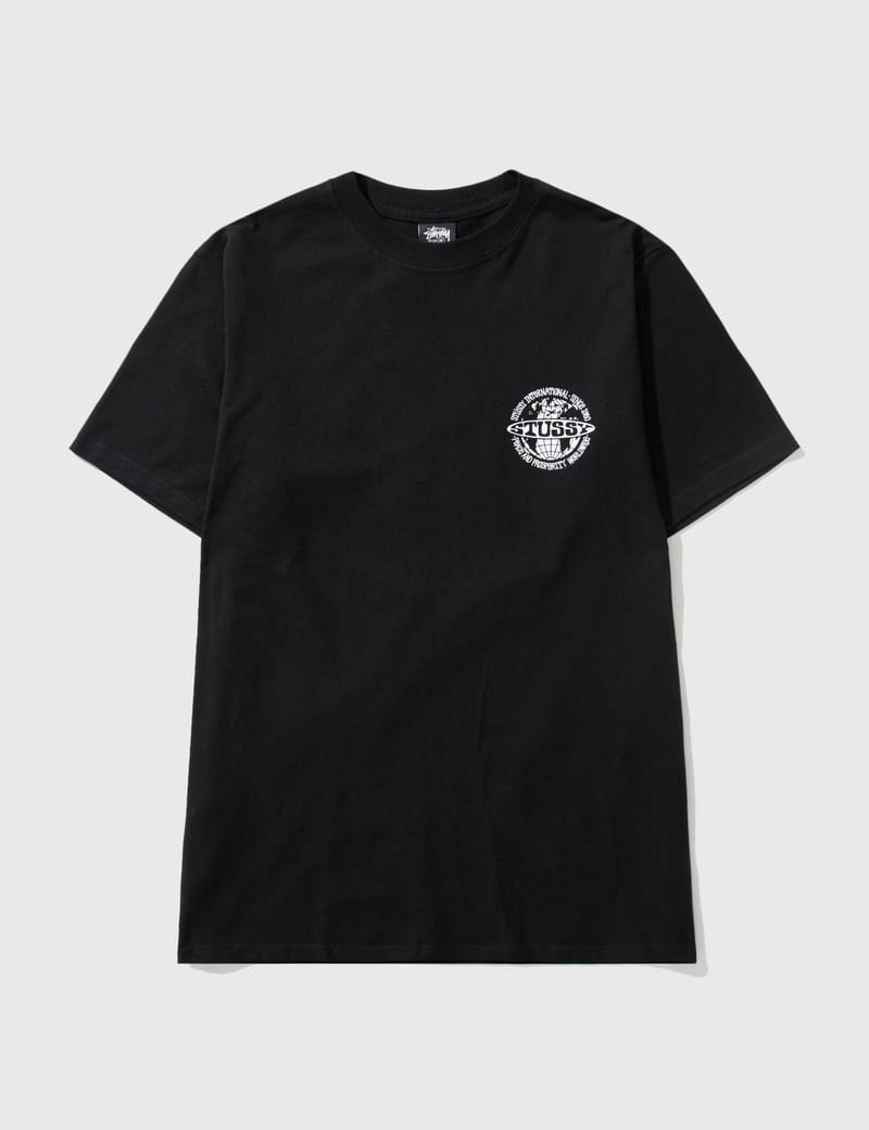 STUSSY⭐️ WORLDWIDE Tシャツ / ブラック / Mサイズ Stüssy - ワールドワイド ドット Tシャツ | HBX - ハイプ