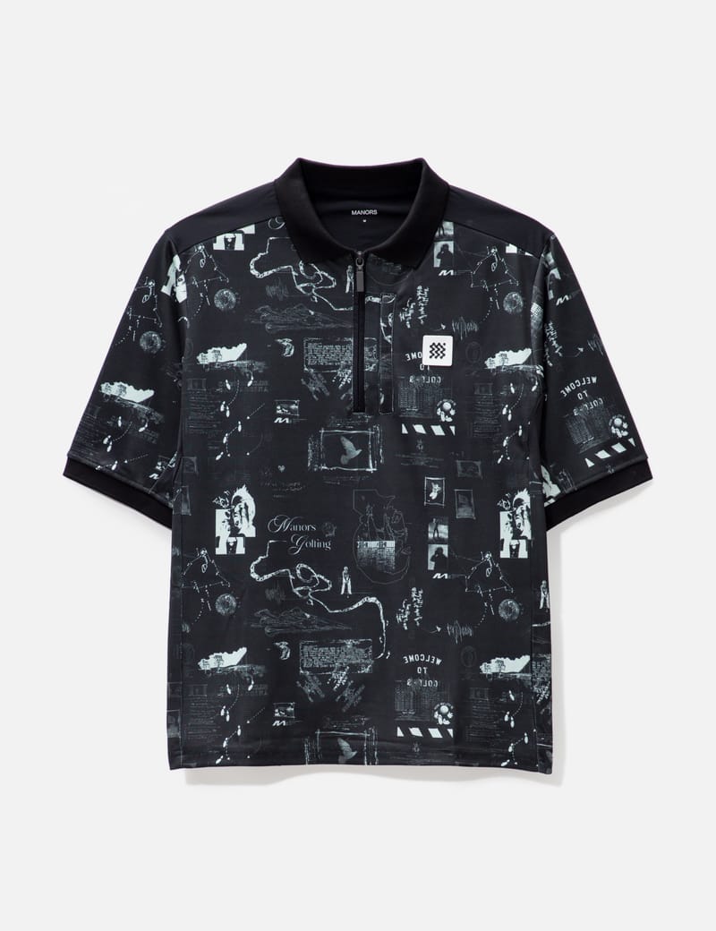 BoTT Square Logo S/S Jacquard Polo Black